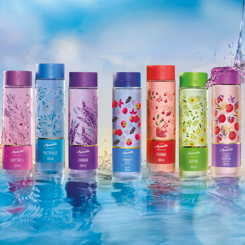 Aquavibe Pretty Blue Body Splash 300ml Avon