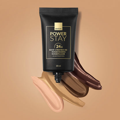 Base Líquida Power Stay Matte 24h 30ml Avon