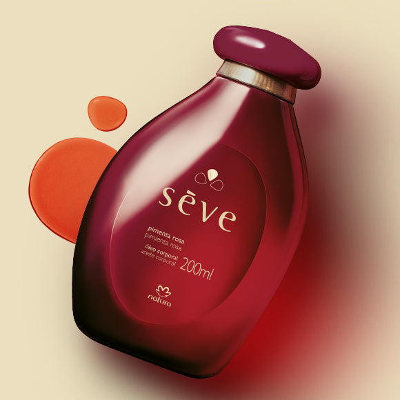 Óleo Desodorante Corporal Sève Pimenta Rosa 200ml - Natura