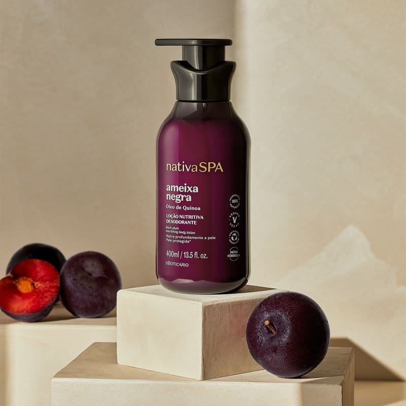 Loção Hidratante Corporal Nativa Spa Ameixa Negra 400ml - o Boticário