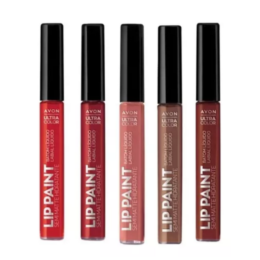 Batom Líquido Power Stay Semi Matte Lip Paint 7ml - Avon
