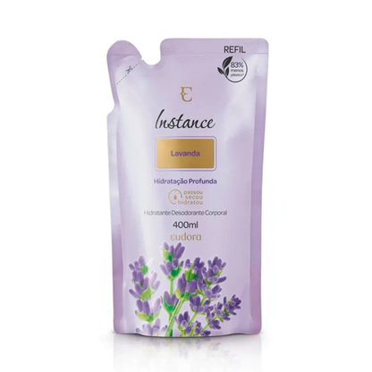 Refil Loção Desodorante Hidratante Corporal Instance 350ml