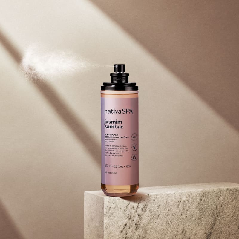 Body Splash Desodorante Colônia Nativa SPA Jasmim Sambac 200ml - o Boticário