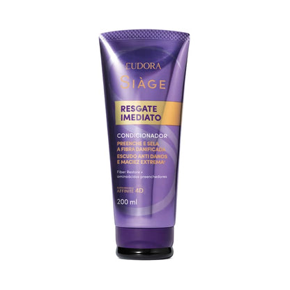Combo Siàge Resgate Imediato: Shampoo 250ml + Condicionador 200ml