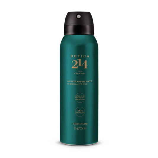Desodorante Antitranspirante Aerossol Botica 214 Fiji Paradise 125ml - o Boticário