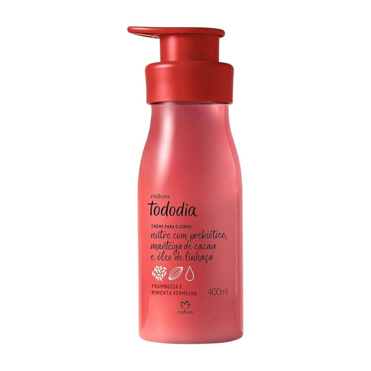 Creme Nutritivo para o Corpo Tododia Framboesa e Pimenta Vermelha 400ml  - Natura