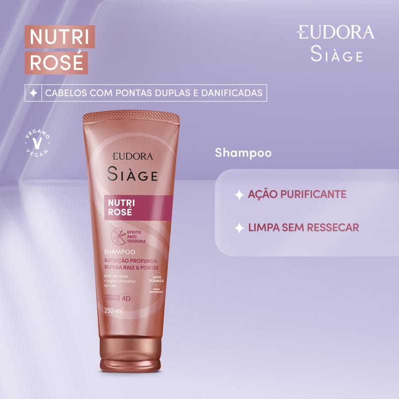 Shampoo Nutri Rose Siàge 250ml