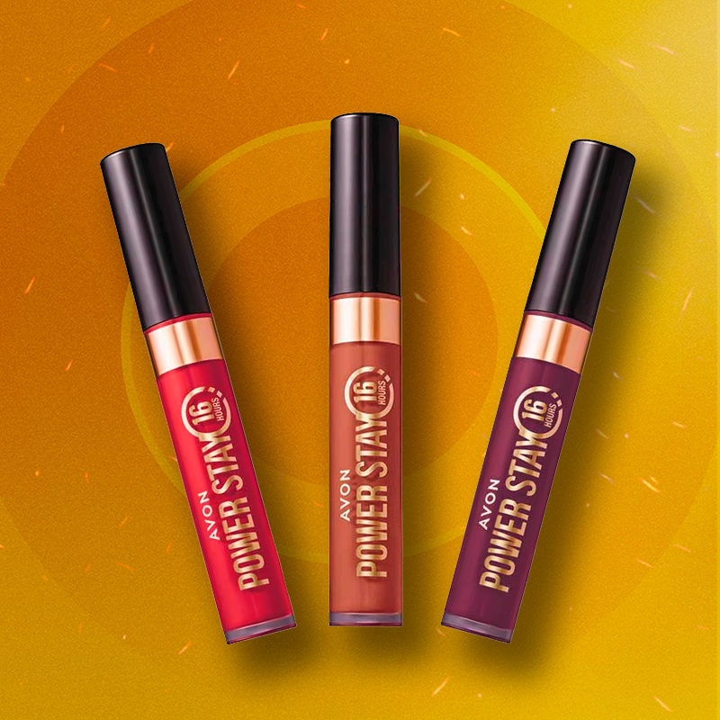 Batom Liquido Power Stay Matte 16H (6ml) - Avon