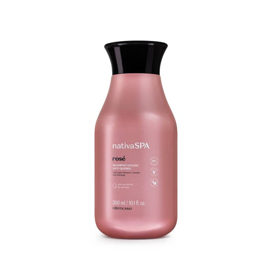Shampoo Vegano Nativa Spa Rosé 300ml - o Boticário