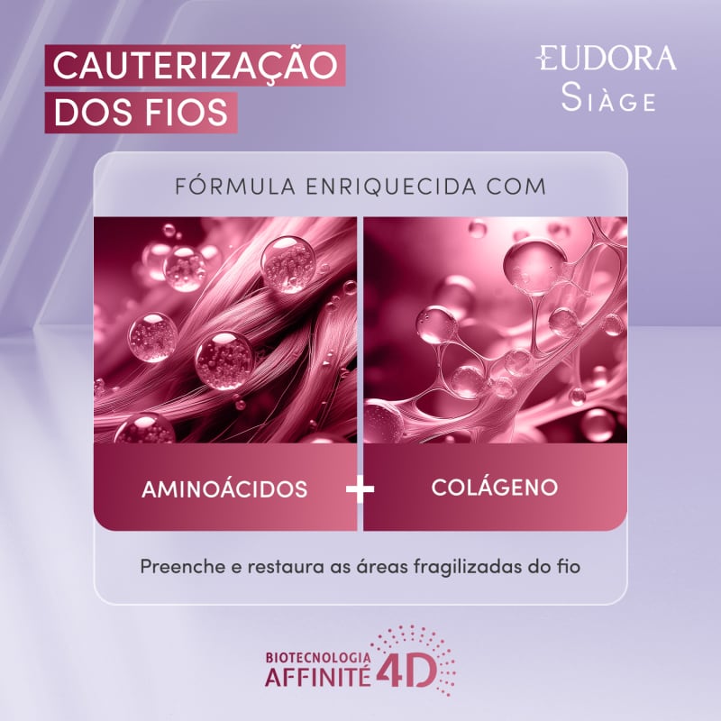 Máscara Capilar Siàge Cauterização dos Fios 250g - Eudora