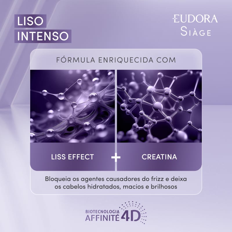 Máscara Capilar Siàge Liso Intenso 250g - Eudora