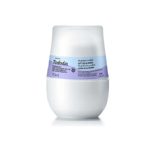 Tododia Desodorante Roll-on Leite de Algodão 70ml - Natura