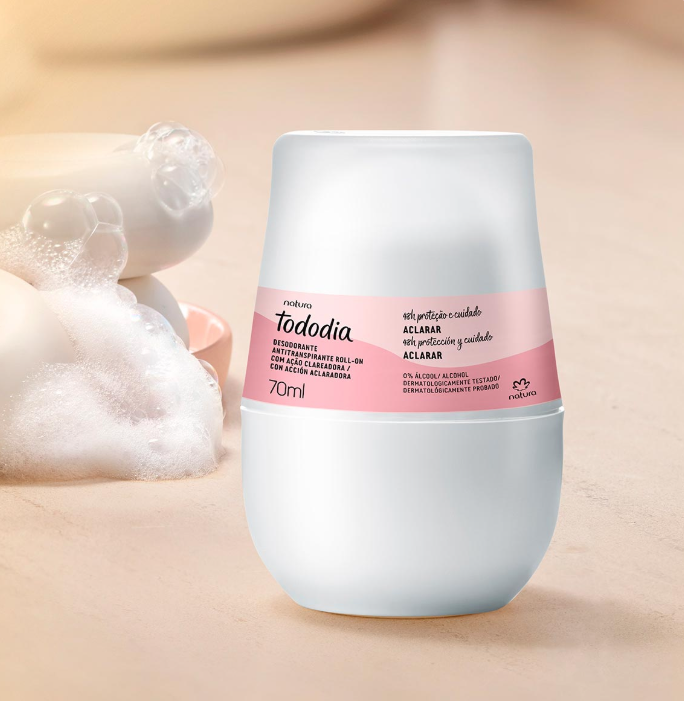 Tododia Desodorante Antitranspirante Roll-on Aclarar   - Natura