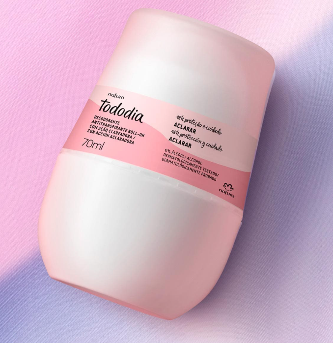 Tododia Desodorante Antitranspirante Roll-on Aclarar   - Natura