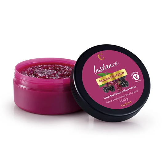 Açúcar Esfoliante em Óleo Corporal Instance Amora Silvestre