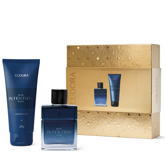 Kit Presente Bad Intention For Man: Desodorante Colônia + Shower Gel 3 em 1 - Eudora