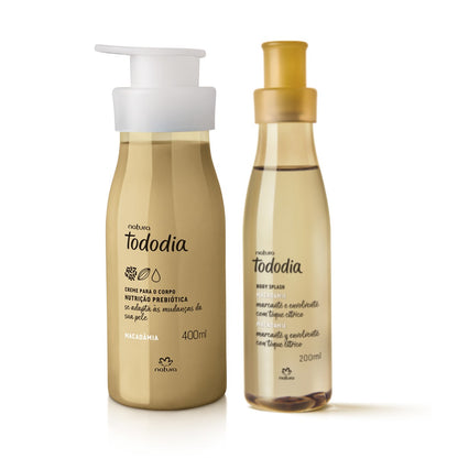 Kit Tododia Macadamia (Creme Hidratante + Body Splash) - Natura