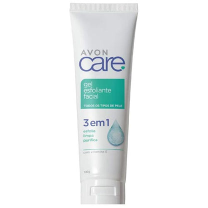 Gel Esfoliante Facial 3 em 1 Care - Avon
