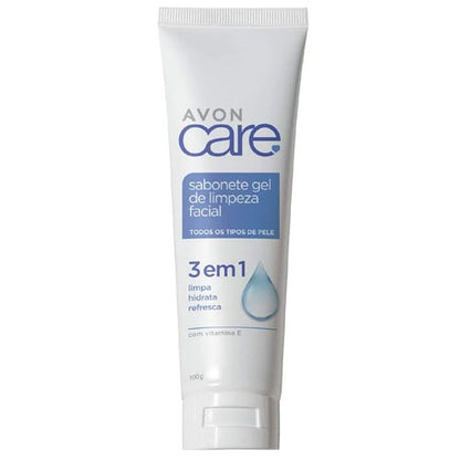 Sabonete Gel de Limpeza Facial 3 em 1 Care