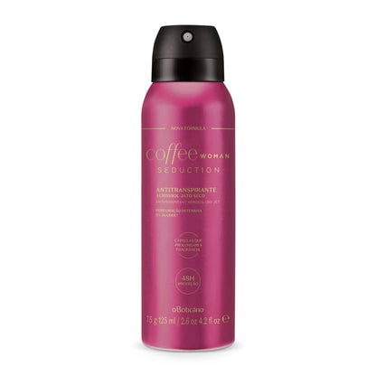 Desodorante Antitranspirante Aerosol Coffee Woman Seduction 125ml - o Boticário