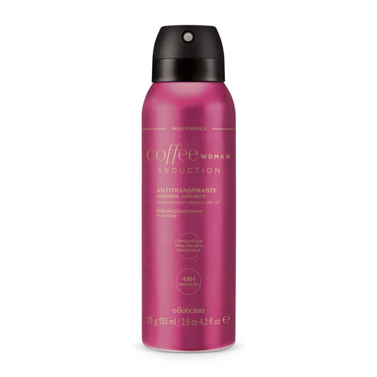 Desodorante Antitranspirante Aerosol Coffee Woman Seduction 125ml - o Boticário