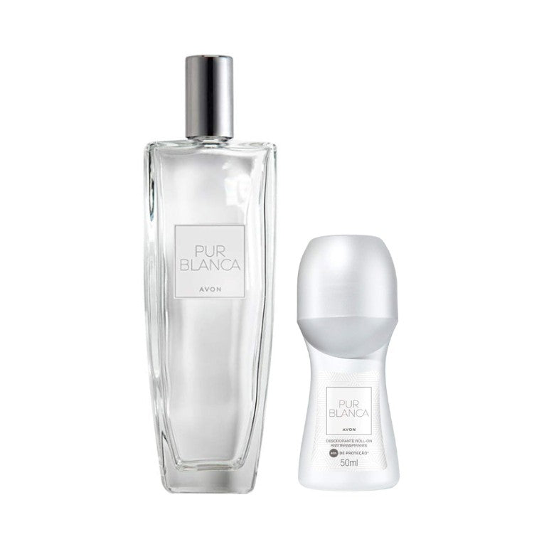 Presente Pur Blanca (Colonia Feminina 75ml + Desodorante Roll On 50ml)