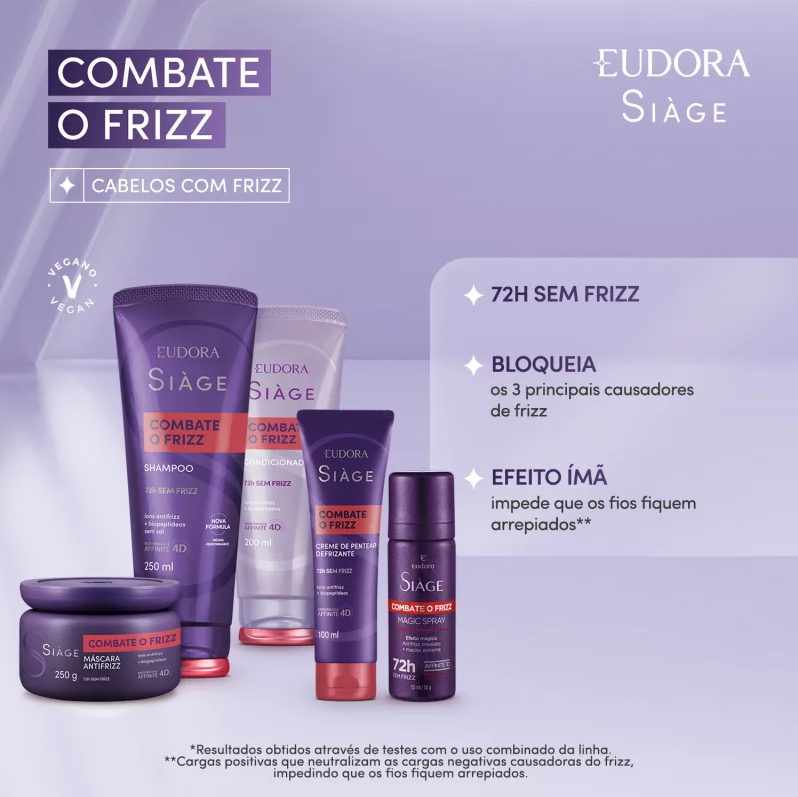 Magic Spray Capilar Siàge Combate o Frizz 30g - Eudora
