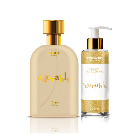 Combo Colonia Fhader 100ml + Body Splash Fhader 200ml + Creme Hidratante Fhader 200ml Adorable