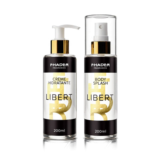 Combo Body Splash Fhader 200ml + Creme Hidratante Fhader 200ml Libert
