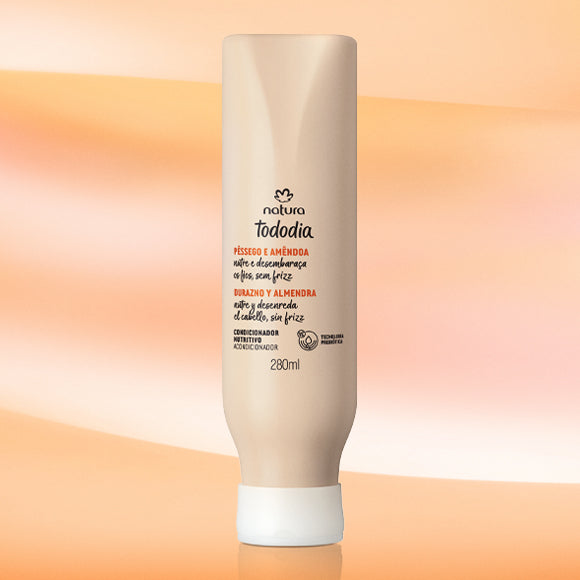 Tododia Condicionador Nutritivo Pêssego e Amêndoa 280 ml - Natura