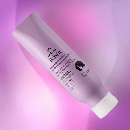 Combo Cachos e Crespos Tododia Amora e Óleo de Coco Shampoo 300ml + Condicionado 280ml - Natura