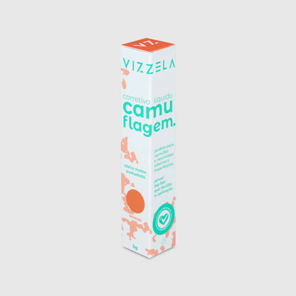 Corretivo Camuflagem Laranja - Vizzela