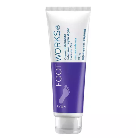 Foot Works Creme Esfoliante Intensivo Para os Pés 80g - Avon