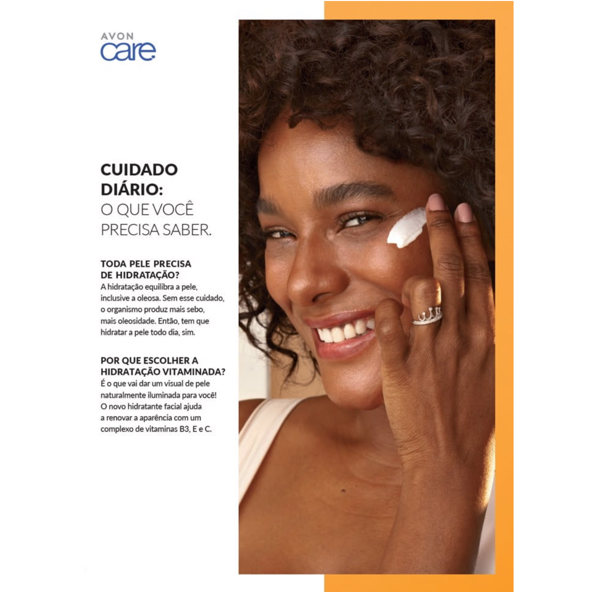 Creme Facial Hidratante Vitaminado 5 em 1 Avon Care 100g