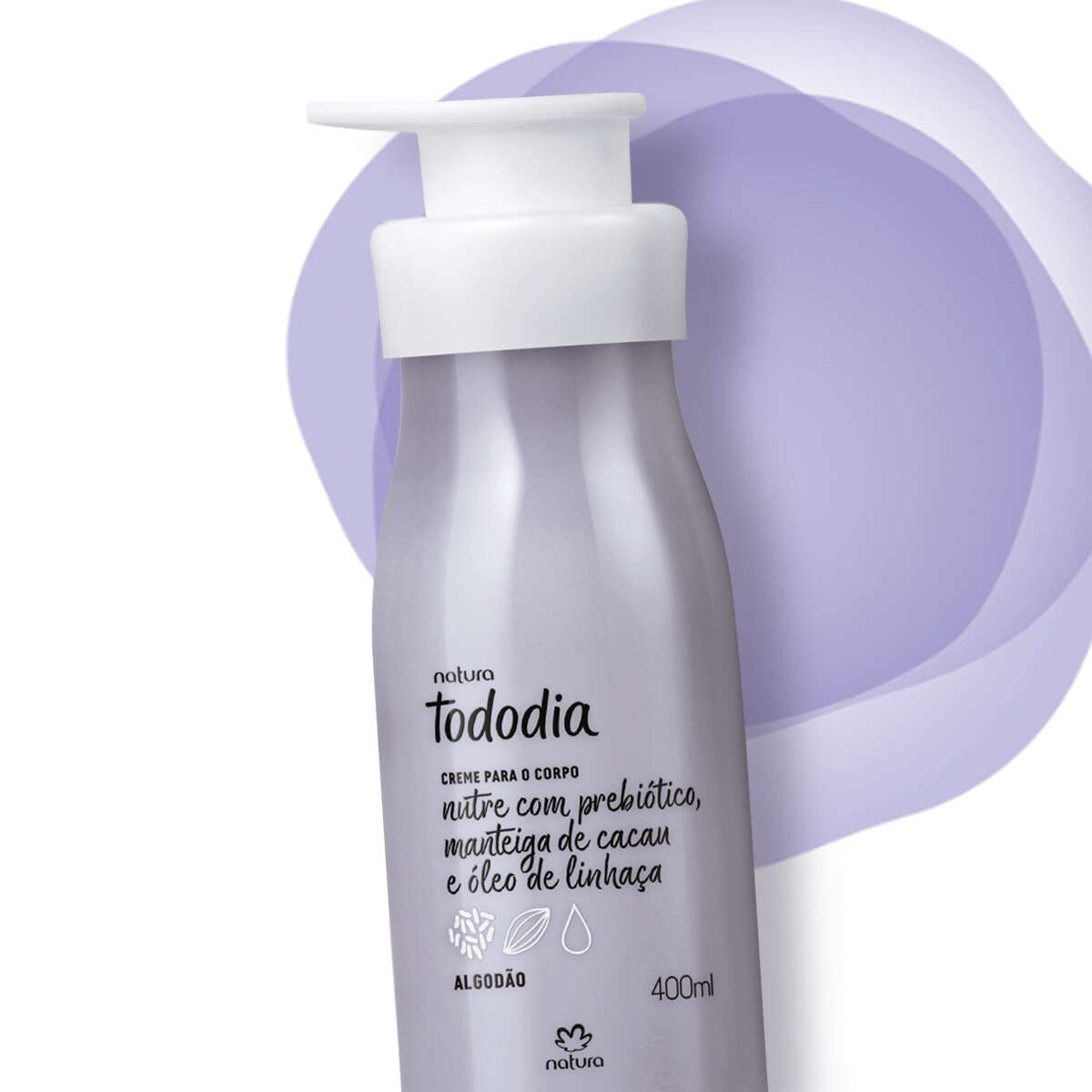 Creme Nutritivo Para o Corpo Tododia Algodão 400ml - Natura