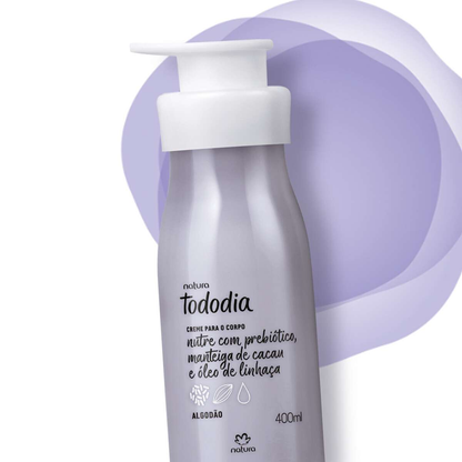Creme Nutritivo Para o Corpo Tododia Algodão 400ml - Natura