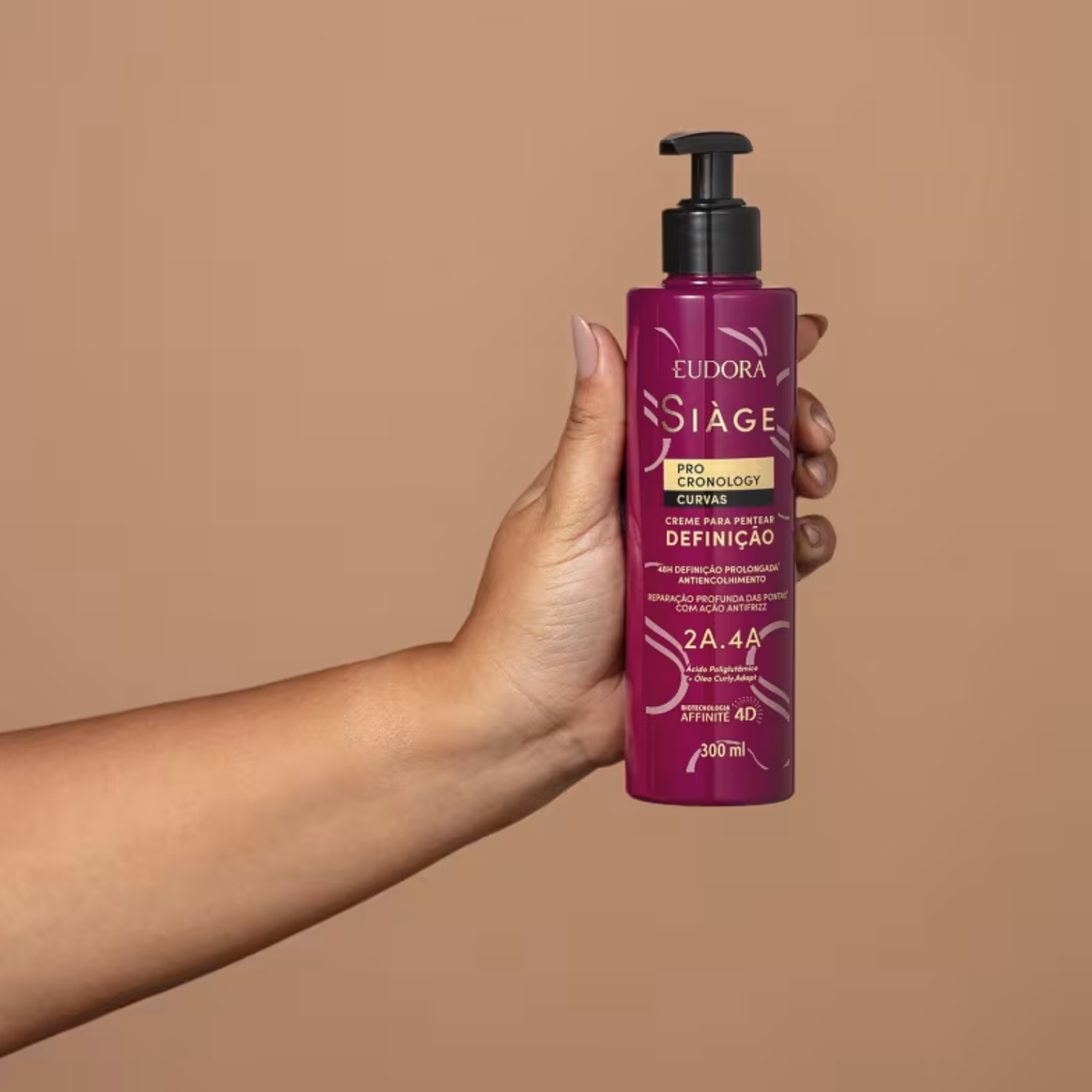 Creme para Pentear Definição Siàge Pro Cronology Curvas 300ml - Eudora
