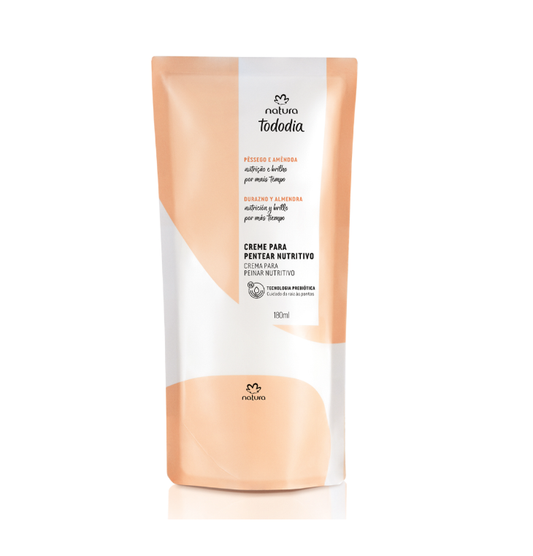 Tododia REFIL Creme para Pentear Nutritivo  Pêssego e Amêndoa 180ml - Natura