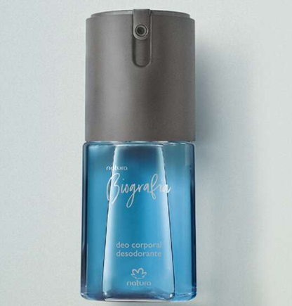 Deo Corporal Biografia Masculino 100ml - Natura