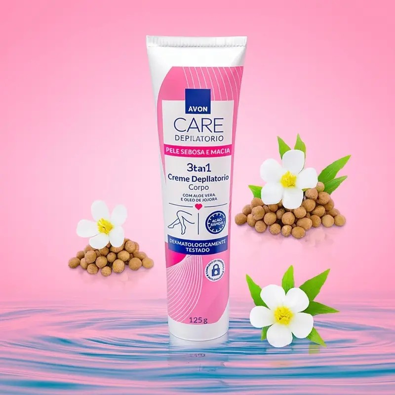 Creme Depilatorio 3 em 1 Care 125g - Avon