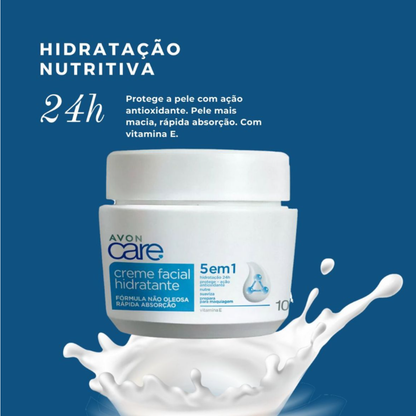 Creme Facial Hidratante 5 em 1 Avon Care 100g