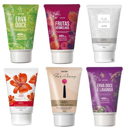 Desodorante em Creme Bisnaga Antitranspirante 50g Avon