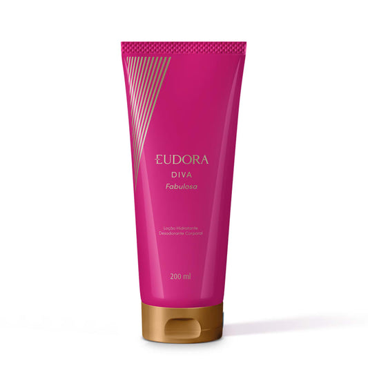 Loção Desodorante Hidratante Corporal Eudora Diva Fabulosa 200ml - Eudora