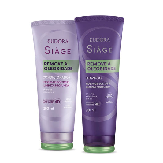Combo Siage Remove a Oleosidade Shampoo 250ml + Condicionador 200ml - Eudora