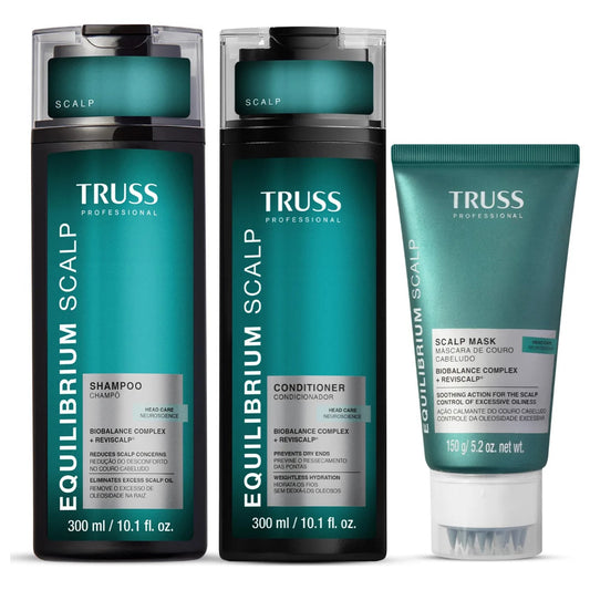 Combo Equilibrium Scalp Shampoo + Condicionador + Mascara - Truss