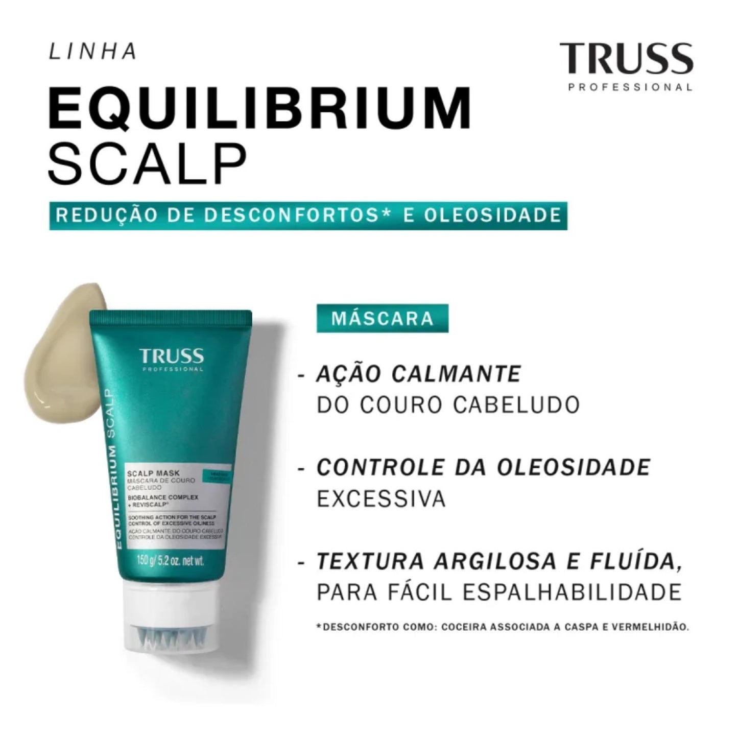 Mascara Couro Cabeludo Equilibrium Scalp - Truss Professional