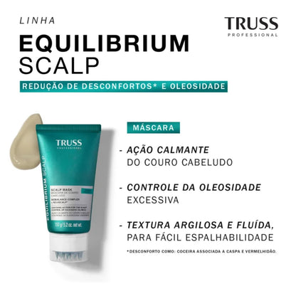Mascara Couro Cabeludo Equilibrium Scalp - Truss Professional