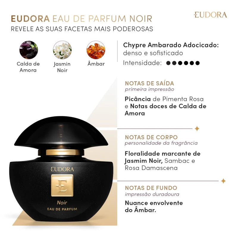 Eudora Noir Eau de Parfum 75ml - Eudora