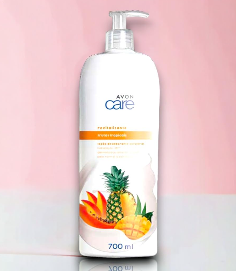 Loção Hidratante Desodorante Corporal Care 700ml Frutas Tropicais - Avon