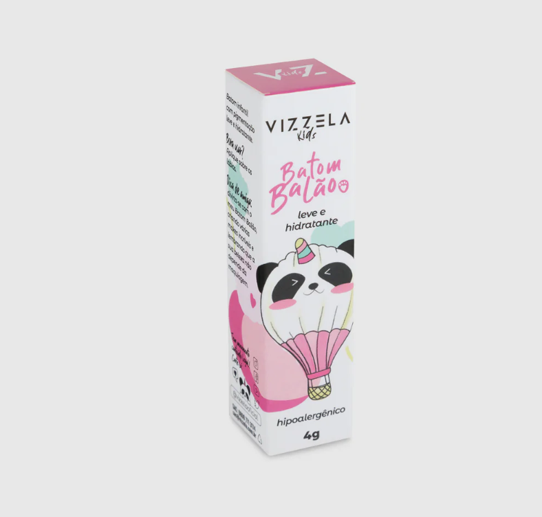 Batom Infantil Balão 4g - Vizzela